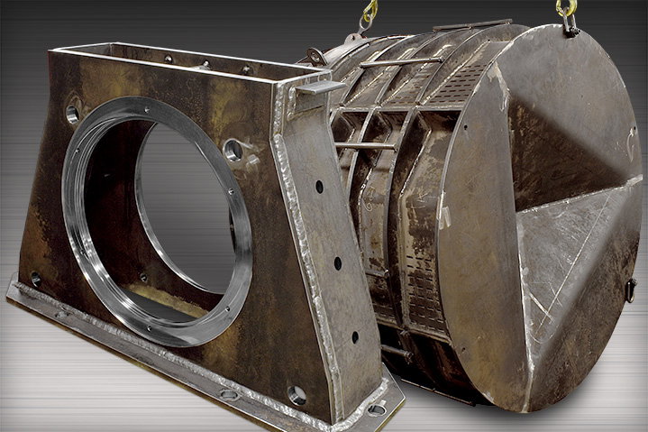 Custom industrial shot blasting equipment fabrication